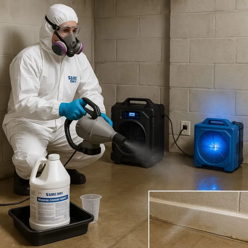 Sanitization and Odor Removal process in Plantersville, MS