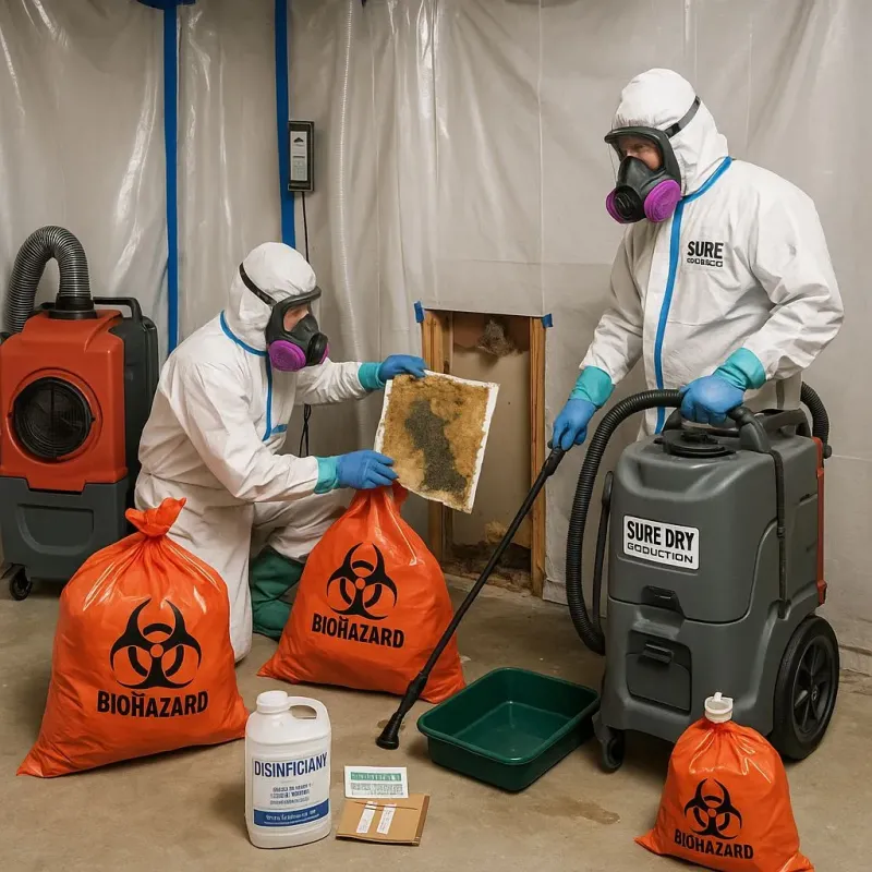 Contaminated Water Handling Protocols process in Plantersville, MS