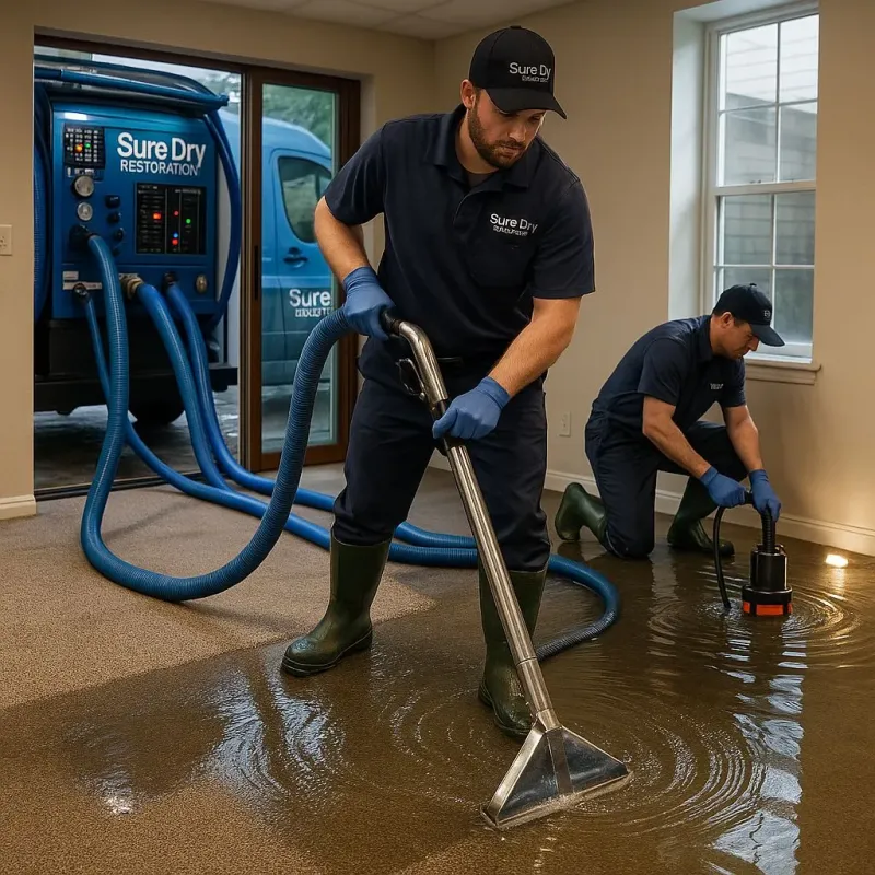 Water Extraction and Removal process in Plantersville, MS